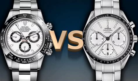 betweeen omega speedmaster vs rolex.